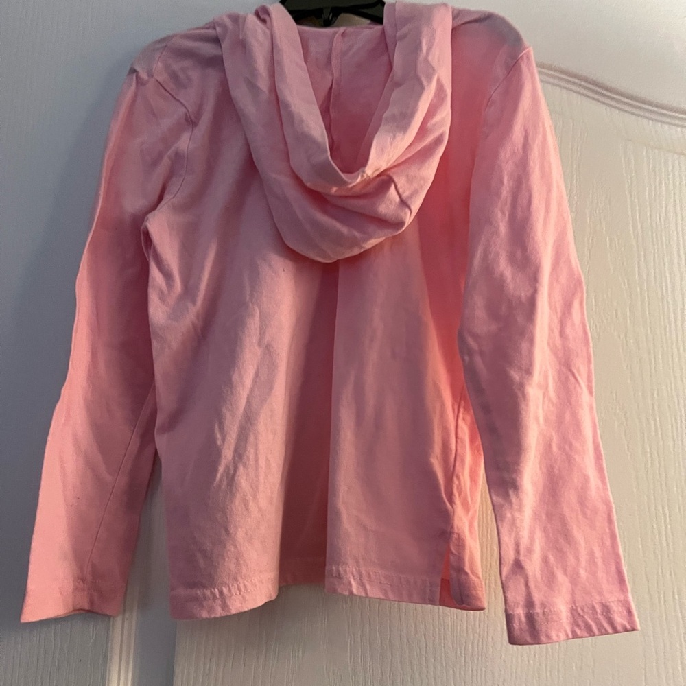 Champion long sleeve hoodie pink size 6